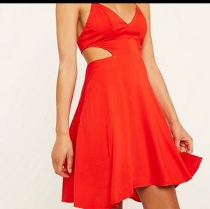 Red urban outfitters dress
